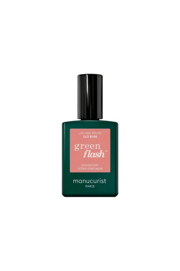 Manucurist Green Flash Led Gel Nail Lacquer lakier do paznokci Old Rose 15 ml