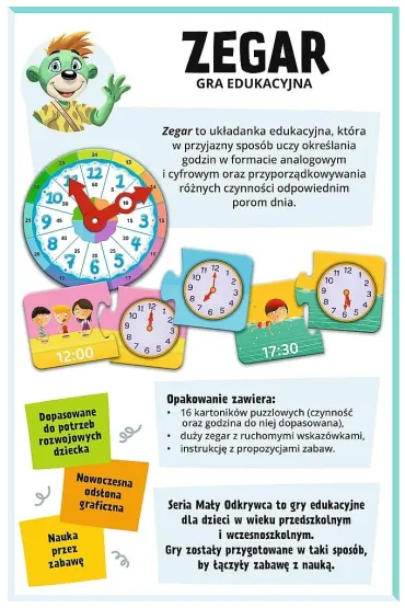Ma�y odkrywca - Zegar Trefl