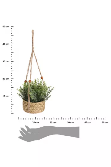 ProGarden Rolina sztuczna wiszca w donicy wzr 2 Zielony