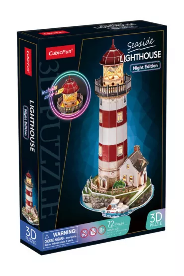 Puzzle 3d Latarnia (wersja nocna) Cubic Fun