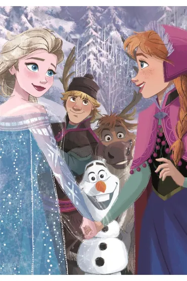 Puzzle 104 el. SuperColor. Disney Frozen Clementoni