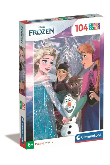 Puzzle 104 el. SuperColor. Disney Frozen Clementoni