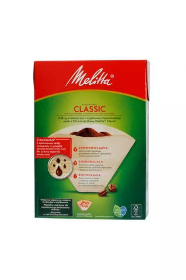 Melitta Papierowe filtry do kawy 102 Classic 80 szt.