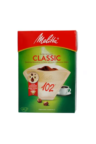 Melitta Papierowe filtry do kawy 102 Classic 80 szt.
