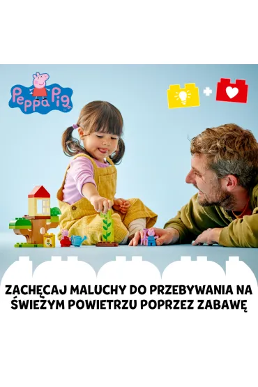 LEGO DUPLO Ogr�d i domek na drzewie �winki Peppy 10431