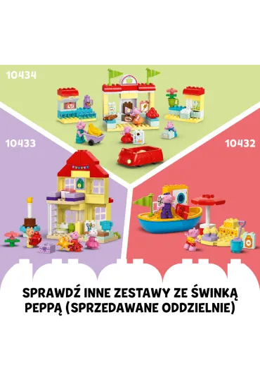 LEGO DUPLO Ogr�d i domek na drzewie �winki Peppy 10431