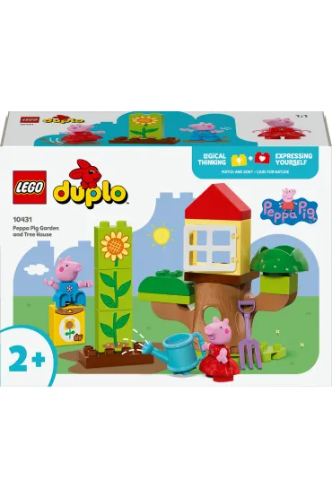 LEGO DUPLO Ogr�d i domek na drzewie �winki Peppy 10431