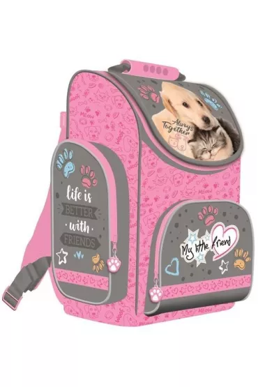 St. Majewski Tornister szkolny Cat & Dog