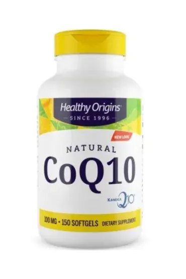 Healthy Origins Natural CoQ10 - Koenzym Q10 100 mg suplement diety 150 kaps.