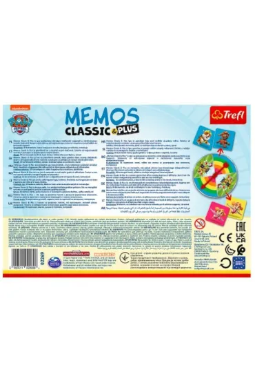 Memos classic&plus. Paw Patrol. Wersja ukrai�ska