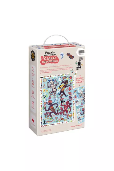 Puzzle obserwacyjne 204 el. Cia�o cz�owieka Bright Junior Media
