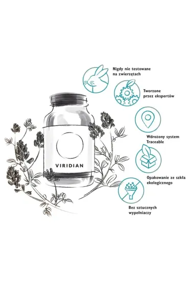 Viridian Thyroid Complex Tarczyca Kompleks - suplement diety 60 kaps.