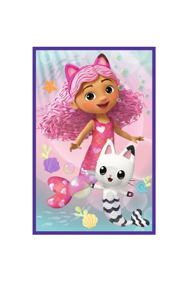 Puzzle 3x80 el. Kolorowe dni Gabby. Koci Domek Gabi Trefl