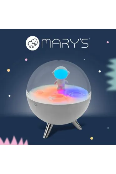 Marys Lampka nocna LED RGB ksi�yc bia�y