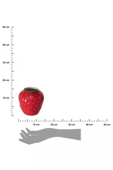 Boltze Wazon Strawberry 16 cm