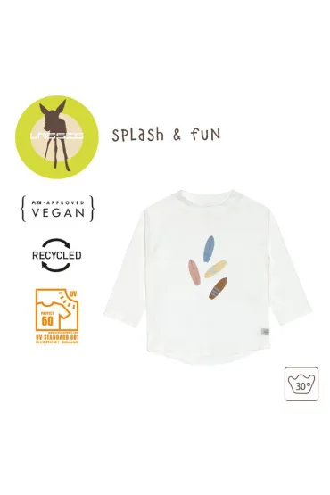 Lassig Koszulka z filtrem UV60 z d�ugim r�kawem Splash & Fun Deski surfingowe salt, rozm. 86