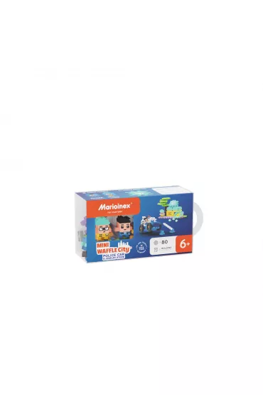 Mini Waffle City Klocki konstrukcyjne Mini Waffle 80 element�w City Auto Policyjne i Sklep Jubilerski MARIOINEX 905913