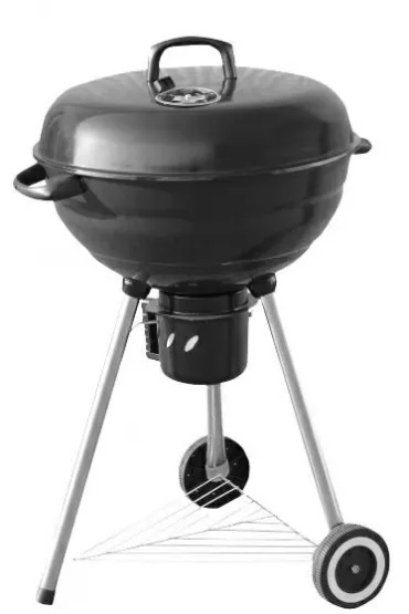 Master Grill Grill kocioek z popielnikiem r.46 cm