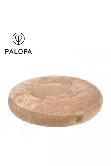 Palopa Okrge legowisko donut dla psa Fippa humus M-L