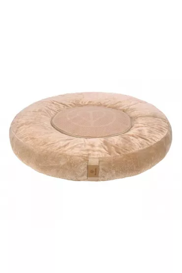 Palopa Okrge legowisko donut dla psa Fippa humus M-L