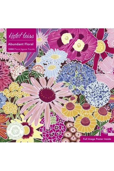 Puzzle 1000 el. Abundant Floral Kate Heiss Kwiaty Flame Tree