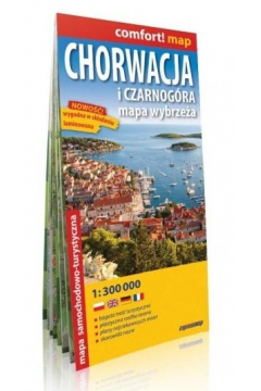 Comfort! map Chorwacja i Czarnogra 1:300 000 mapa