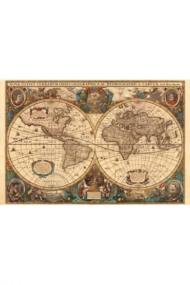 Puzzle 5000 el. Mapa wiata Ravensburger