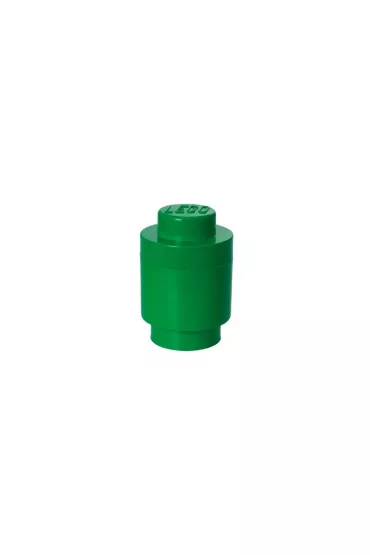 Okr�g�y pojemnik klocek LEGO Brick 1 Zielony