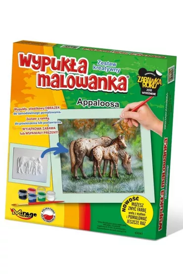 Wypuk�a malowanka Konie. Appaloosa Mirage Hobby