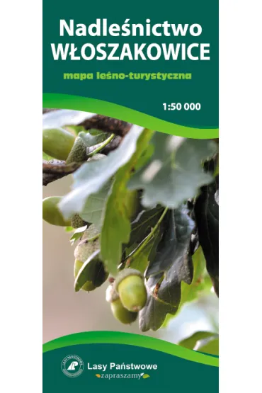 Nadle�nictwo W�oszakowice mapa le�no - turystyczne 1:50 000