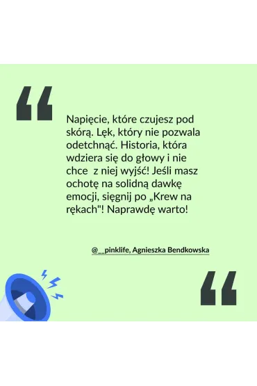 Krew na r�kach (barwione brzegi) - Agnieszka Peszek