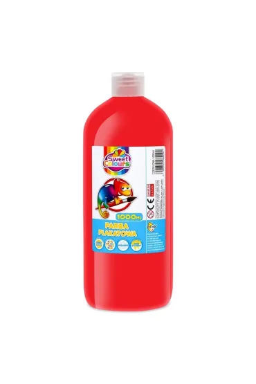 Sweet colours Farba plakatowa czerwona 1000 ml