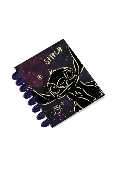 Ko�obrulion B5 Disney Gold Stitch Big Ring 100 kartek wz�r 2