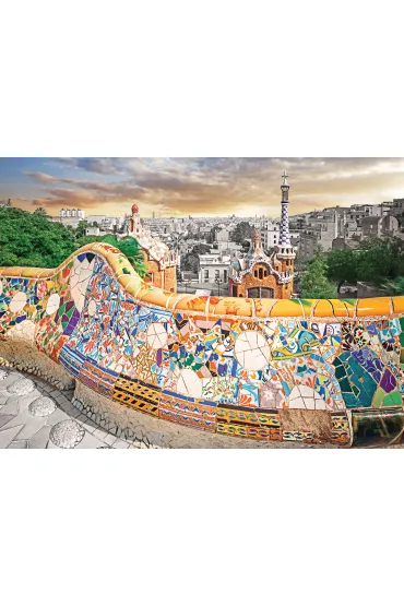 Puzzle 1000 el. Park G�ell, Barcelona Eurographics