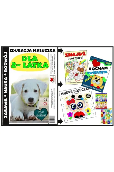 Edukacja maluszka - zestaw ksi��ek dla 2 latka
