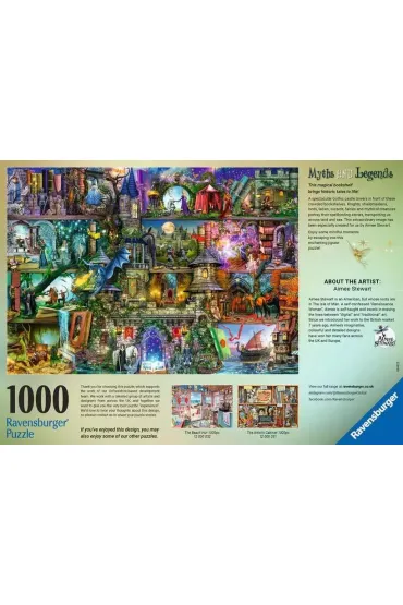 Puzzle 1000 el. Mity i legendy Ravensburger