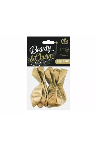 Godan Balony Beauty&Charm platynowe CB-7LZL z�ote 7 szt.