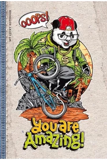 Fresh Notatnik ozdobny Panda 64 kartki