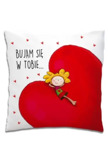 Poduszka Love "Bujam si� w Tobie"