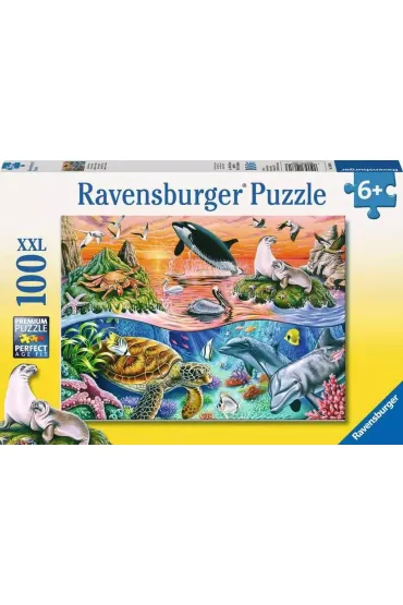 Puzzle 100 el. XXL Wzburzony ocean Ravensburger
