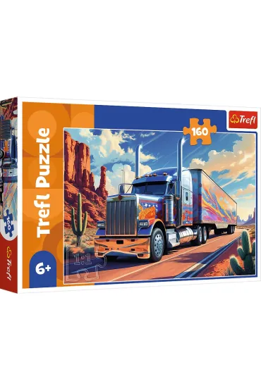 Puzzle 160 el. Ci�ar�wka w trasie Trefl