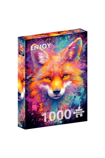 Puzzle 1000 Jaskrawy lis Enjoy