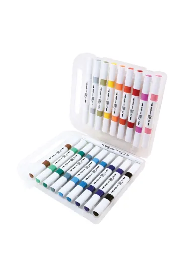 Koh-I-Noor Markery akrylowe dwustronne 18 kolor�w