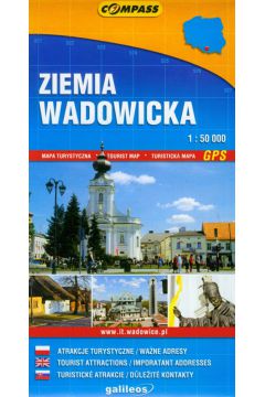Ziemia wadowicka mapa turystyczna