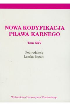 Nowa kodyfikacja prawa karnego XXV