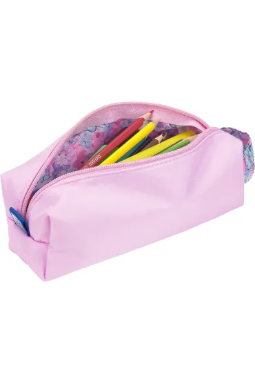 Oxford Pi�rnik saszetka Flowers r�owa