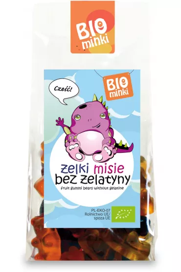 Biominki elki misie bez elatyny bezglutenowe 100 g Bio