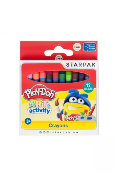 Starpak Kredki woskowe Play-Doh 12 szt.
