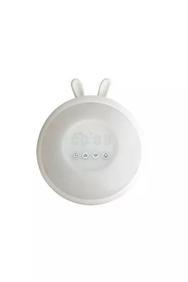 Rabbit&Friends Lampka budzca wiatem Biay Krlik