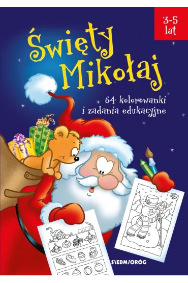 �wi�ty Miko�aj. 64 kolorowanki i zadania edukacyjne - Tamara Micha�owska, Liliane Crismer